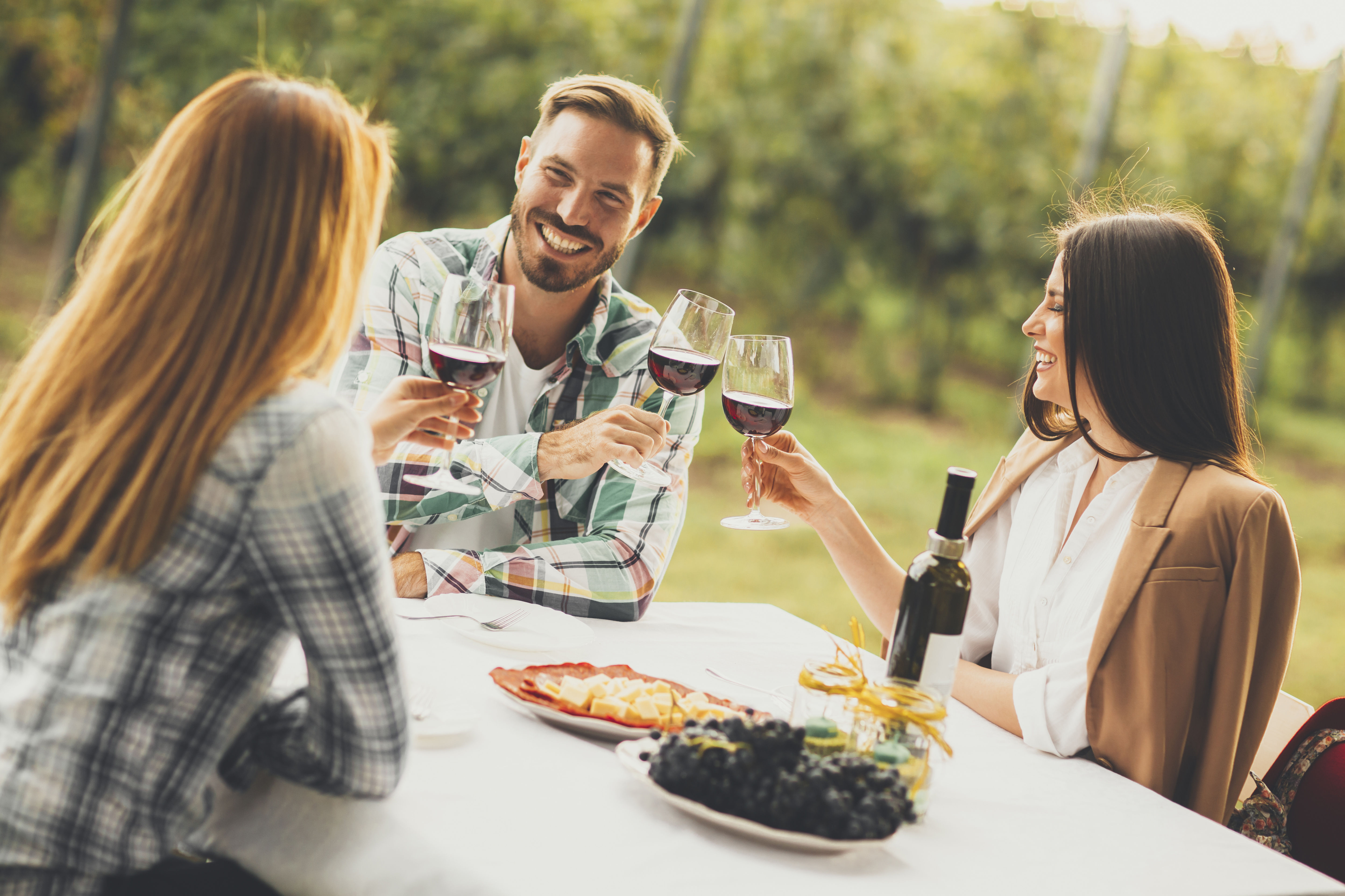 Customers at Winery