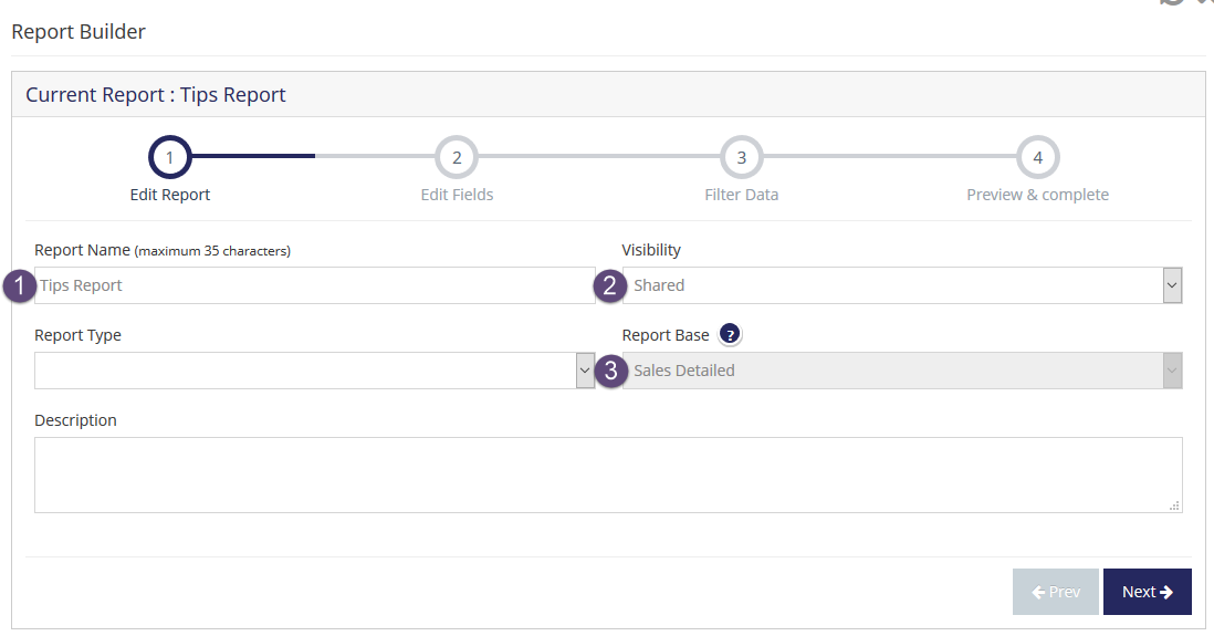 TipCustomizationReport