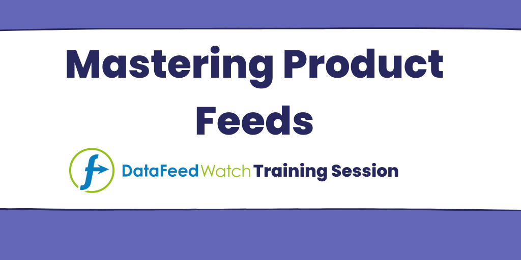 Data feed Watch Webinar