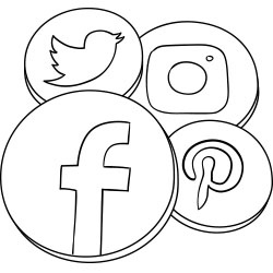 Facebook Twitter Instagram Pinterest icon